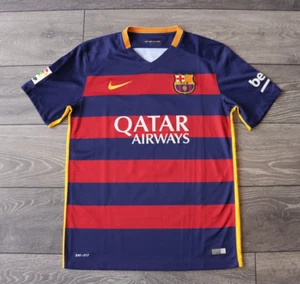 BARCELLONA 2015 2016 HOME FOOTBALL SHIRT MAGLIA CALCIO NIKE ORIGINALE UOMO MEDIA - Foto 1 di 12