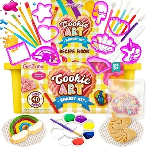 Kit de panadería arte galleta Girlzone libre de BPA ideal regalos de Navidad 77 piezas - edades 3+ - Imagen 1 de 6