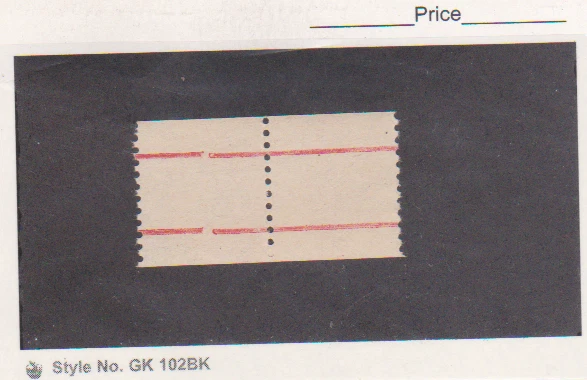 Scott # TD96 Dummy Precancel Gap Test Stamps Pair Carmine Mint/VF/NH,Shiny Gum - Image 1 of 1
