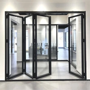 Sliding Folding Door Two sets 156*84 inches Modern Door for House In stock - Picture 1 of 8