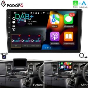 DAB+ For Ford Transit Custom 2018-2023 Android 13 Car Stereo Radio GPS NAV 1+32G - Picture 1 of 19