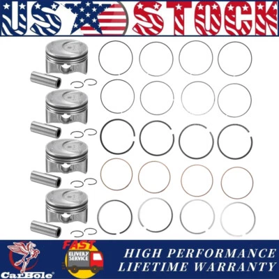 +0,5 mm pistón con juego de anillos para Kia Optima 2011-2015 Sportage Hyundai Sonata 2,0 L Foto 1 de 4