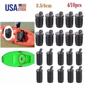 4/10x Silicone Kayak Scupper Plug Kit Canoe Drain Holes Stopper Bung Accessories - Picture 1 of 12