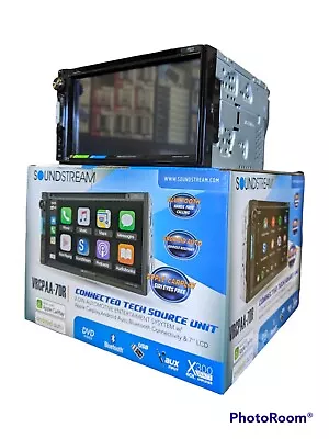 SOUNDSTREAM VRCPAA-7DR 7 INCH APPLE CARPLAY DOUBLE DIN, ANDROID AUTO CAR STEREO - Image 1 of 4