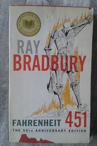 Ray Bradbury Fahrenheit 451 Science Fiction Paperback 50th Anniversary Edition - Imagen 1 de 2