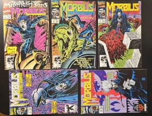 Marvel 5 books of Morbius #1 Rise of the Midnight 6 7 8 10 the Living Vampire - Picture 1 of 16
