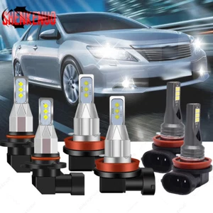 For Toyota Camry 2007- 2014 LED Headlight Bulbs Kit Hi / Low Beam + Fog Light - Bild 1 von 11