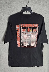 Louisville Cardinals Football Season Schedule 2008 T-Shirt Men’s Large - Picture 1 of 9