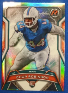 Chop Robinson Rookie Parallel Refractor 2025 Topps Resurgence RC Dolphins #160 - Picture 1 of 3
