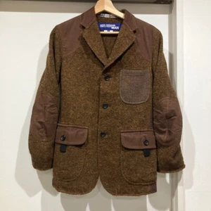 Jacket Blouson Men Size S Brown COMME des GARCONS JUNYA WATANABE MAN Tailored!!! - Picture 1 of 8