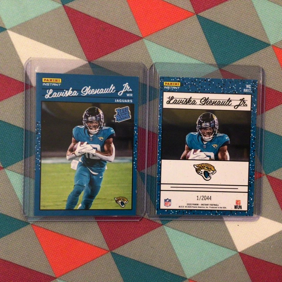 #17 Laviska Shenault Jr. Jaguars RC 2020 Panini Instant Rated Rookie Retro NFL - Image 1 of 1