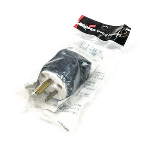 5366 Cooper Industries Industrial Grounding Plug, 2-Pole, 20A-125V, Nema: 5-20P - Picture 1 of 5