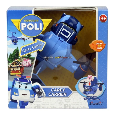 Robocar Poli Carry Carrier Airplane Car Transportation Plane Toy Cover
