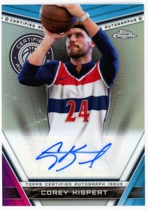 2023-24 Topps Chrome Certified Autographs #CA-CK AU Auto Corey Kispert - Picture 1 of 2