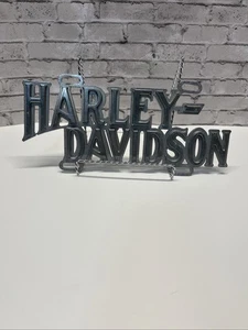 Harley Davidson Emblem 12x4,5 Silber - Bild 1 von 6