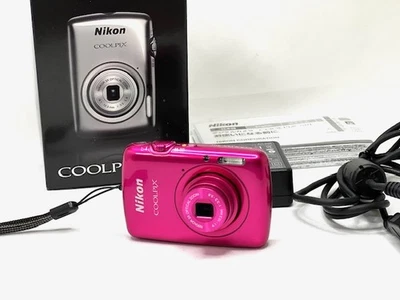 Ex15%OFF Nikon Coolpix S01 Digital 10.1MP Compact Digital Camera Pink with Box  - Image 1 of 4