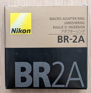Official NIKON BR-2A Lens Marco Reversing Ring Adapter 52mm /AIRMAIL w. TRACKING - Picture 1 of 3