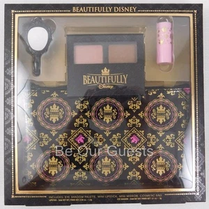 Beautifully Disney Cosmetic Make-up Bag Eye Shadow Lipstick Mirror Gift Set New - Picture 1 of 8
