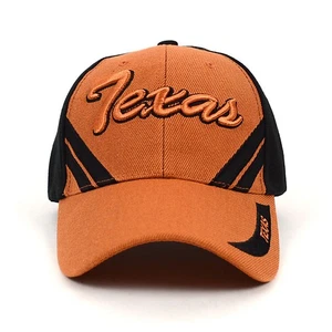 Baseballmütze Texas braun & schwarz 3D bestickt, Mütze - Bild 1 von 7