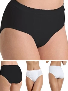 Paquete de 2 calzoncillos Sloggi Tai control bragas pierna alta 94 % algodón - Imagen 1 de 9