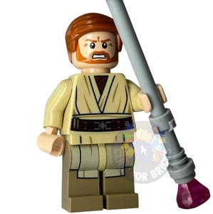 LEGO Star Wars Obi-wan Kenobi Minifigure sw0535 da 75040 Grievous Wheel Bike - Foto 1 di 4
