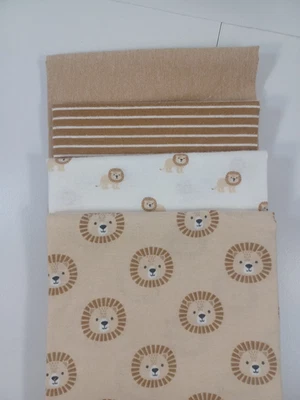 Paquete de 4 mantas de recepción Hudson Baby HB tema león neutro 29x29 pulgadas Foto 1 de 4