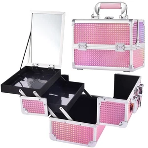Valigetta Trucchi Beauty Case porta Trucco Valigia porta Trucchi Valigetta per - Foto 1 di 12