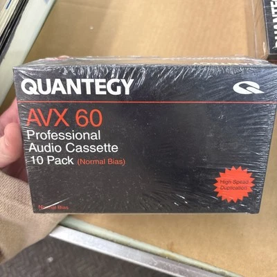 Paquete de 10 cassette de audio profesional Quantegy AVX 60 Foto 1 de 4