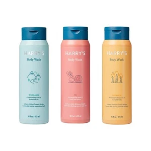 Harry's Men's Body Wash Shower Gel, Variety - Fig, Wildlands, Redwood (Pack of 3 - Picture 1 of 2