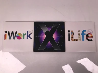 Apple Mac Box Set Family Pack Leopard, iLife '09 iWork '09, Install Disc - Image 1 of 4