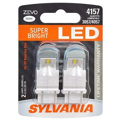 SYLVANIA ZEVO 4157 White LED Bulb, (Contains 2 Bulbs) - Image 1 of 4