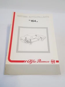 Manuale officina Alfa Romeo Alfa 164 bollettino tecnico sitema autolivellante 88 - Foto 1 di 24