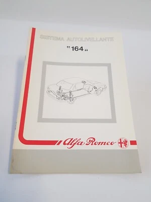 Manuale officina Alfa Romeo Alfa 164 bollettino tecnico sitema autolivellante 88 - Immagine 1 di 4
