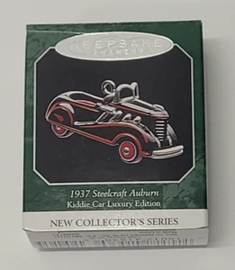Hallmark Keepsake Ornament- miniature- 1937 STEELCRAFT AUBURN 1998 - Picture 1 of 6