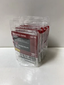 Lot Of (5) Everbilt #10 x 2 in. Stainless Steel Sheet Metal Screws (20-Pack) - Picture 1 of 5