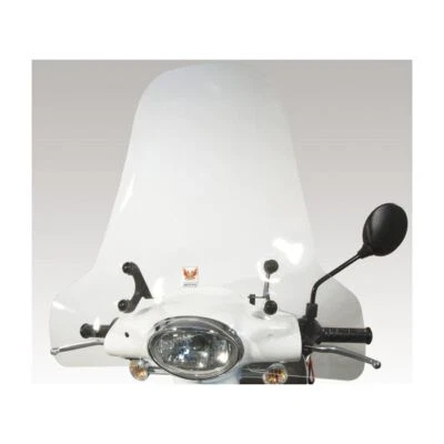 ISOTTA PARABREZZA TIPO ORIGINALE TRASPARENTE PER APRILIA SCARABEO 100 1994-2013 - Immagine 1 di 2