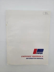 Cherokee Warrior II Information Manual 761-649 Paperback Book How To - Picture 1 of 6