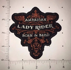 American Lady Rider Patch - Born & Bred - Picture 1 of 1