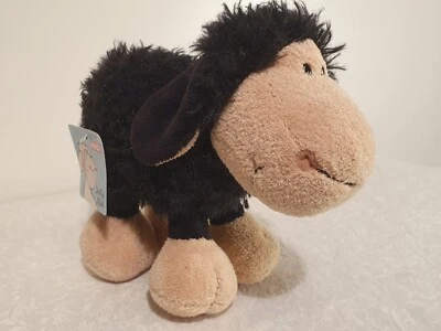 NICI schwarzes Schaf Jolly Mäh Kuscheltier ca. 22cm | Plüsch Geschenk Sammeln - Bild 1 von 4