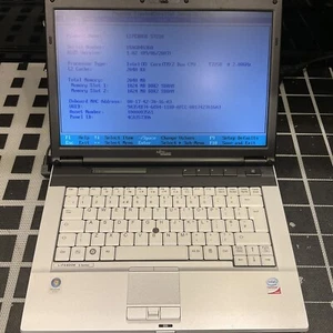 Fujitsu Lifebook Laptop S7210 14" Laptop 2.0 Ghz Intel Core 2 Duo 2GB 160GB HDD - Picture 1 of 14