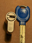 M&C Color Half Euro w/ Key - High Security Dimple Lock - Locksport