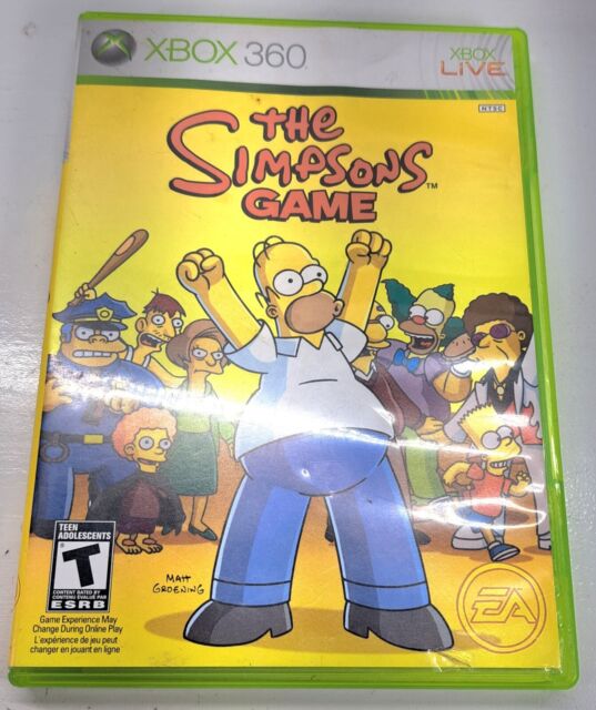 Gameteczone Jogo Xbox 360 The Simpsons The Game - EA São Paulo SP -  Gameteczone a melhor loja de Games e Assistência Técnica do Brasil em SP