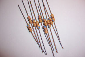 680 Ohm 0.5 Watt 5% Iskra Carbon film  resistors vintage NOS parts Qty. 10