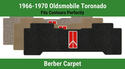 Lloyd Berber 第 2 个垫子适用于 '66 - 70 Oldsmobile Toronado 带 Oldsmobile 徽章 红色 — 第 1/4 张图片