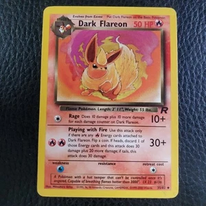 Dark Flareon 35/82 Team Rocket LP Pokémon TCG CCG Cards 2000 WOTC - Picture 1 of 2