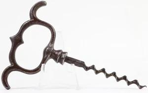 Vintage Turn of 19th Century 4 Finger Pull 'Eyebrow' Corkscrew - Picture 1 of 7