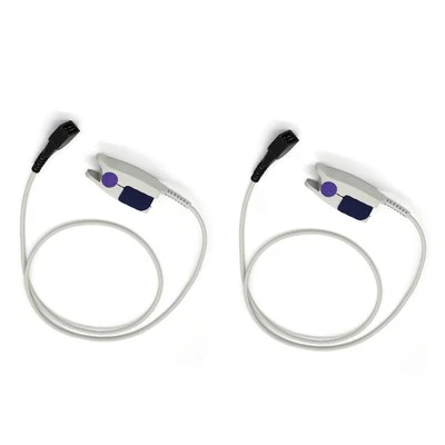 10PC Reusable Blood Oxygen Probe Oxygen Sensor Spo2 Fit For NO. NIN 7Pin Adult - Image 1 of 4