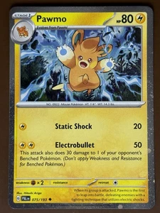 Pawmo (Cosmo Foil) #075/193 Cartas y Productos Varios Pokemon Tarjeta Juego de Cartas Coleccionables - Imagen 1 de 2