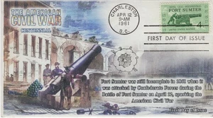 A0-1178,1961, Battle of Fort Sumter First Day Cover, , Add-on Cachet, Charlest - Picture 1 of 1