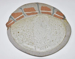 1970s Brutalist Studio Pottery Plate Tray - Hill Stoneware Signed - Picture 1 of 4